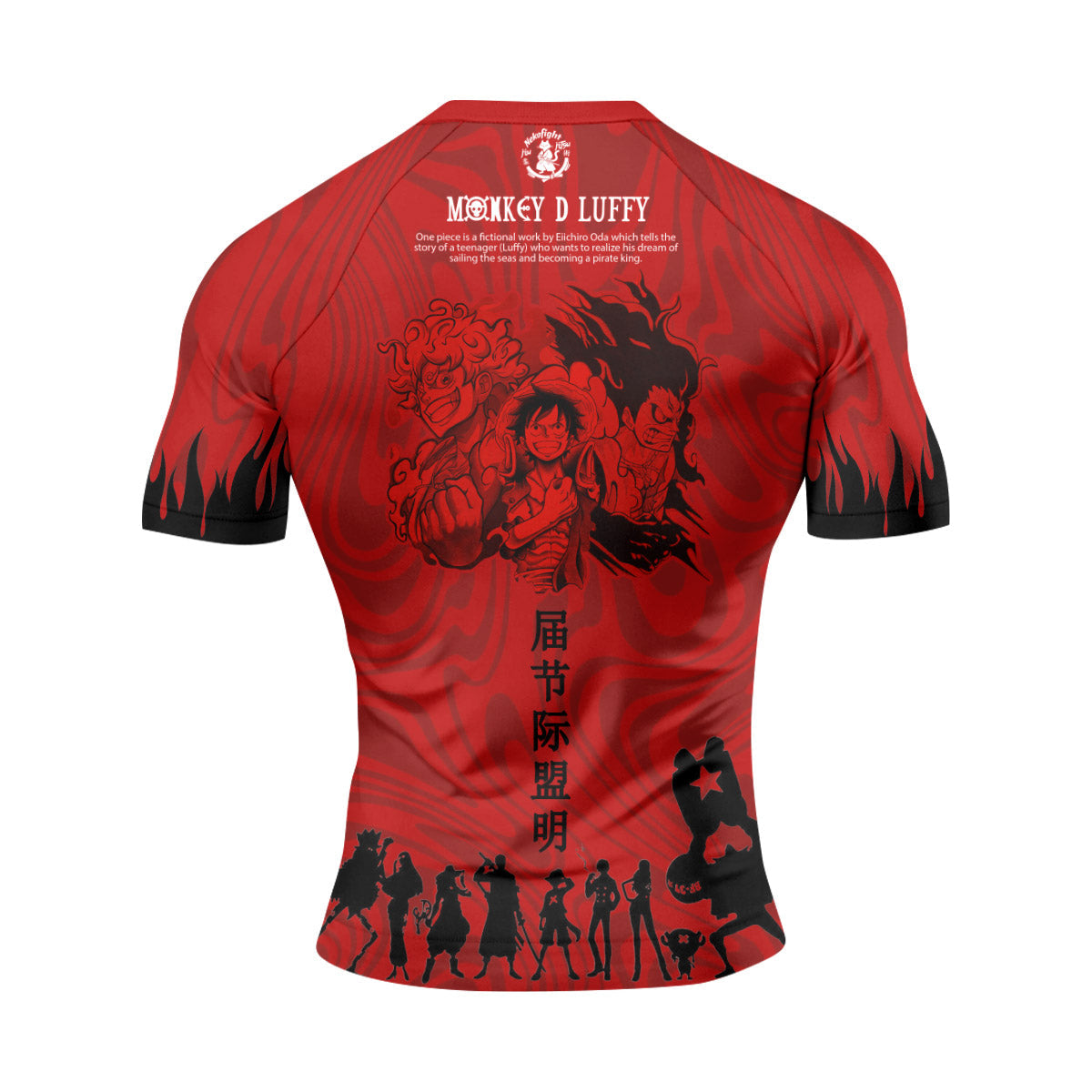 One Piece Straw Hat Rash Guard