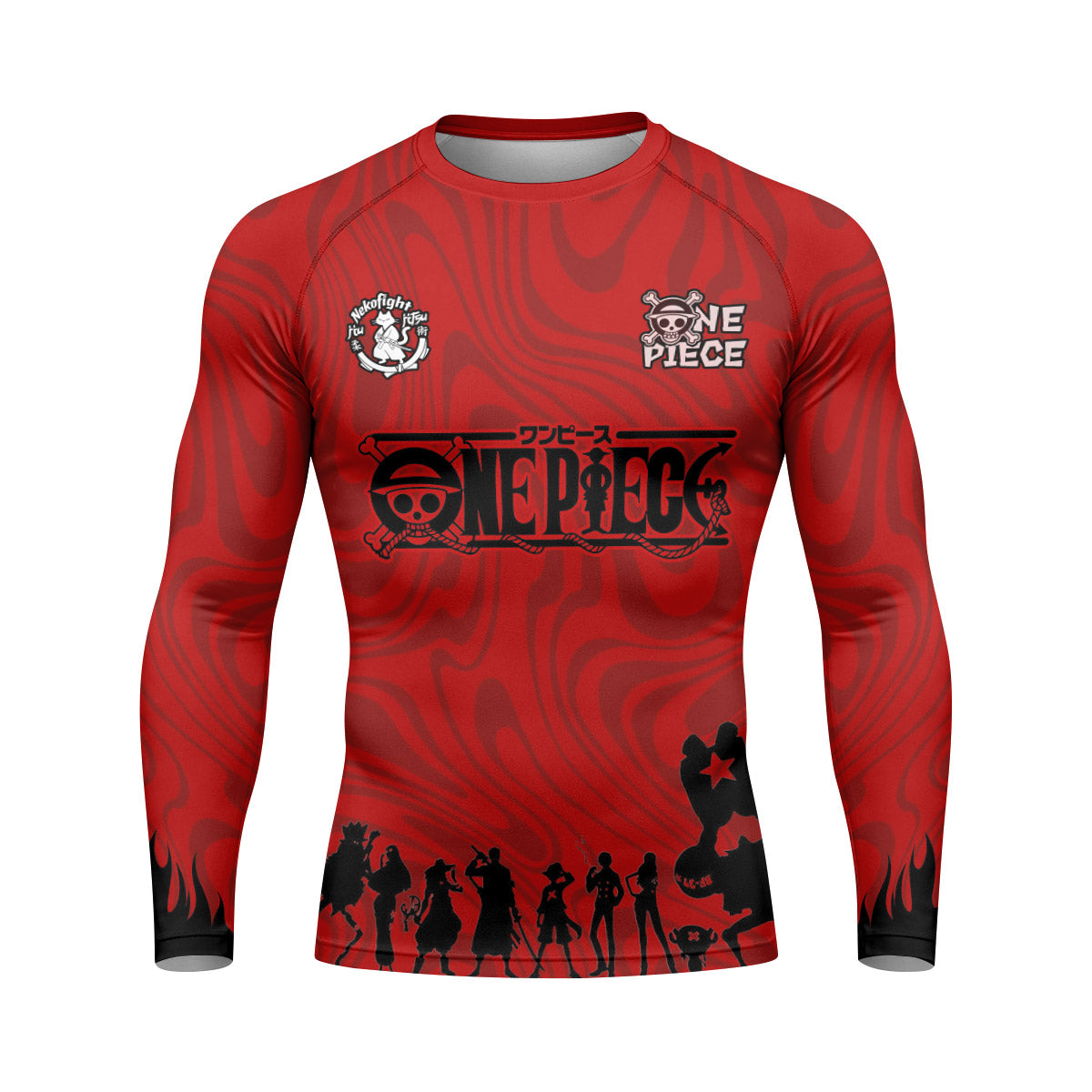 One Piece Straw Hat Rash Guard