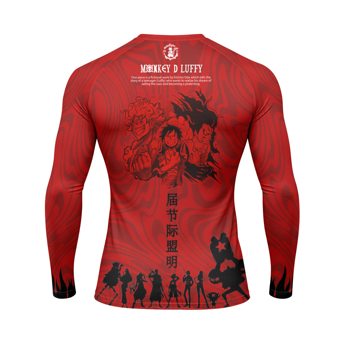 One Piece Straw Hat Rash Guard