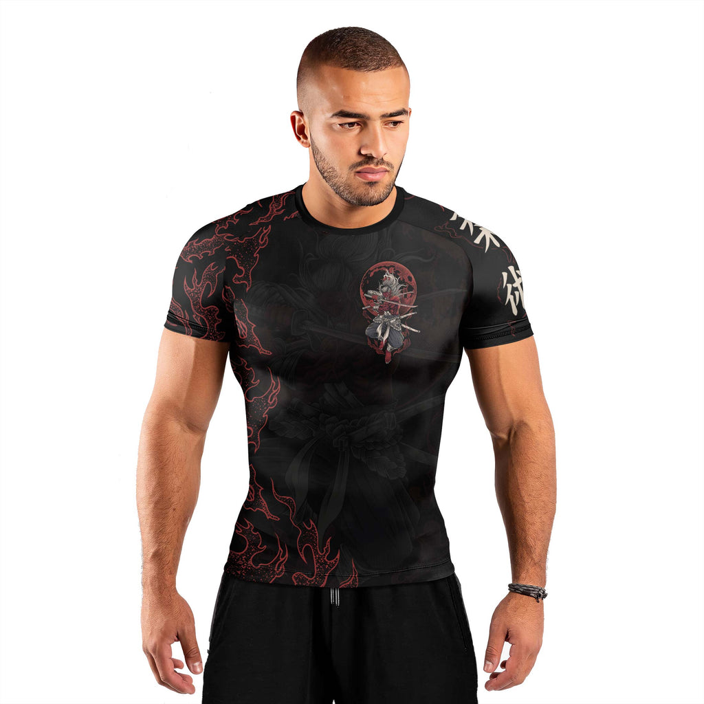 Oni Samurai Men's Short Sleeve Rash Guard