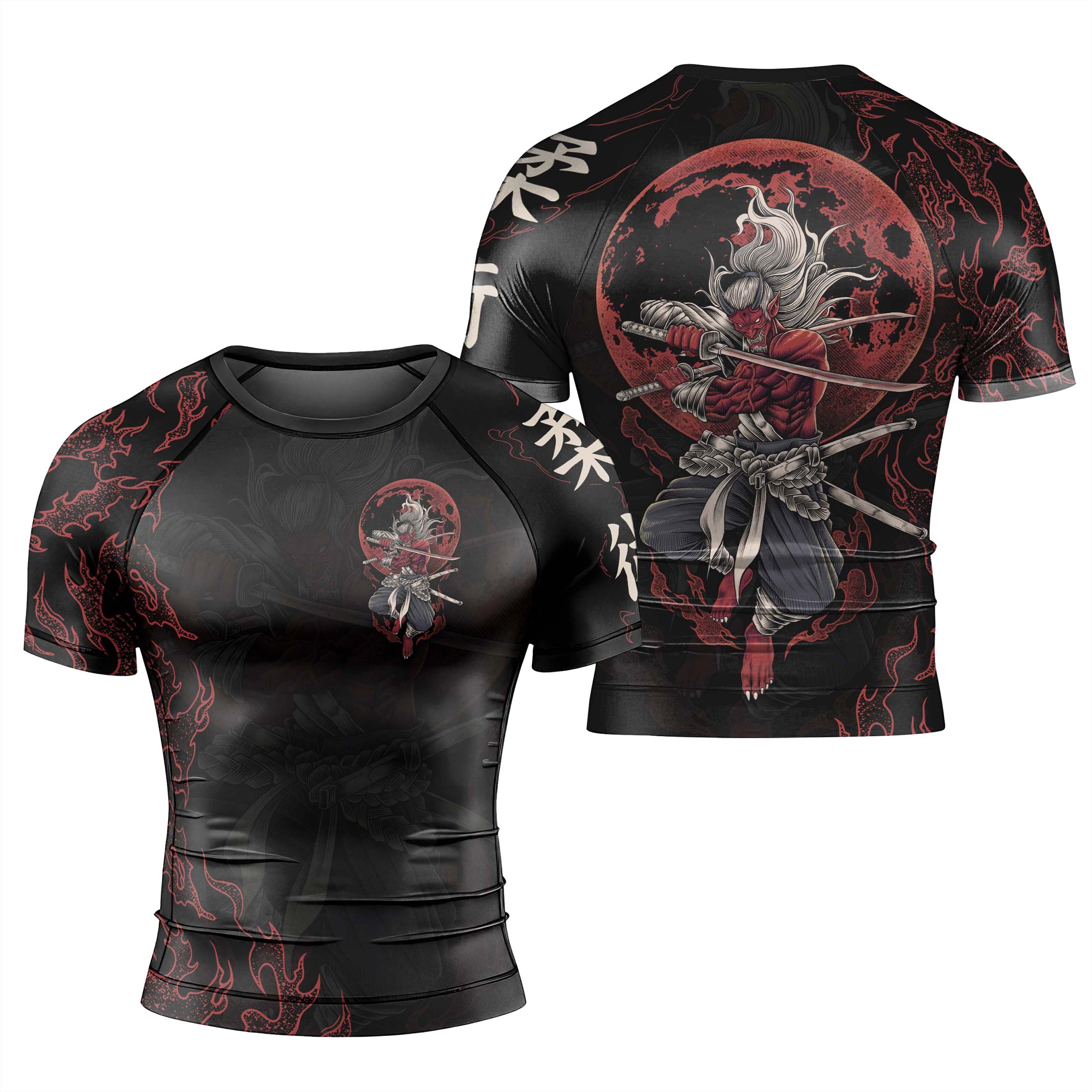 Oni Samurai Men's Short Sleeve Rash Guard