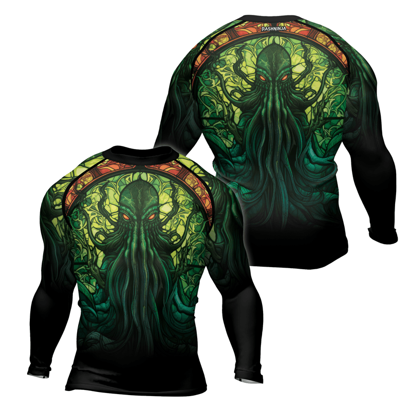 Rashninja Octopus Symphony Men's Long Sleeve Rash Guard