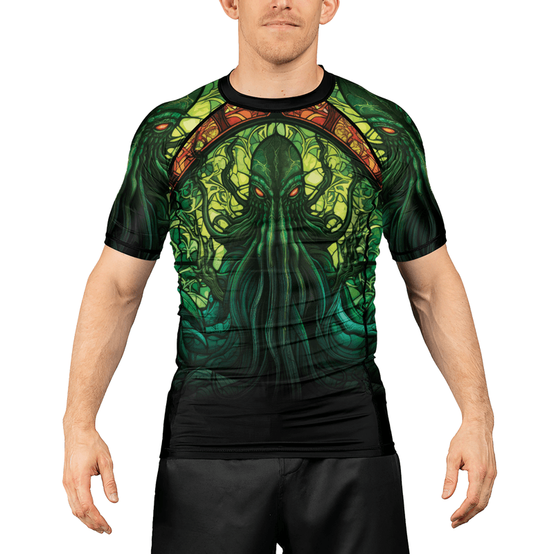 Rashninja Octopus Symphony Men's Short Sleeve Rash Guard