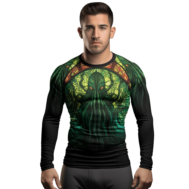 Rashninja Octopus Symphony Men's Long Sleeve Rash Guard