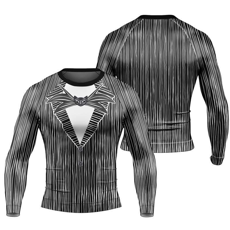 Outfit Jack Skellington Men's Long Sleeve Rash Guard