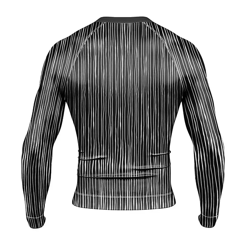 Outfit Jack Skellington Men's Long Sleeve Rash Guard