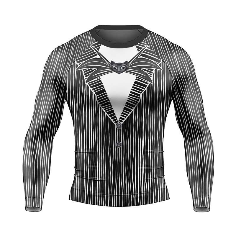Outfit Jack Skellington Men's Long Sleeve Rash Guard