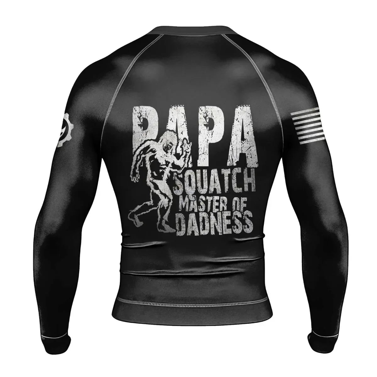 Papa Squatch Master Men's Long Sleeve Rash Guard