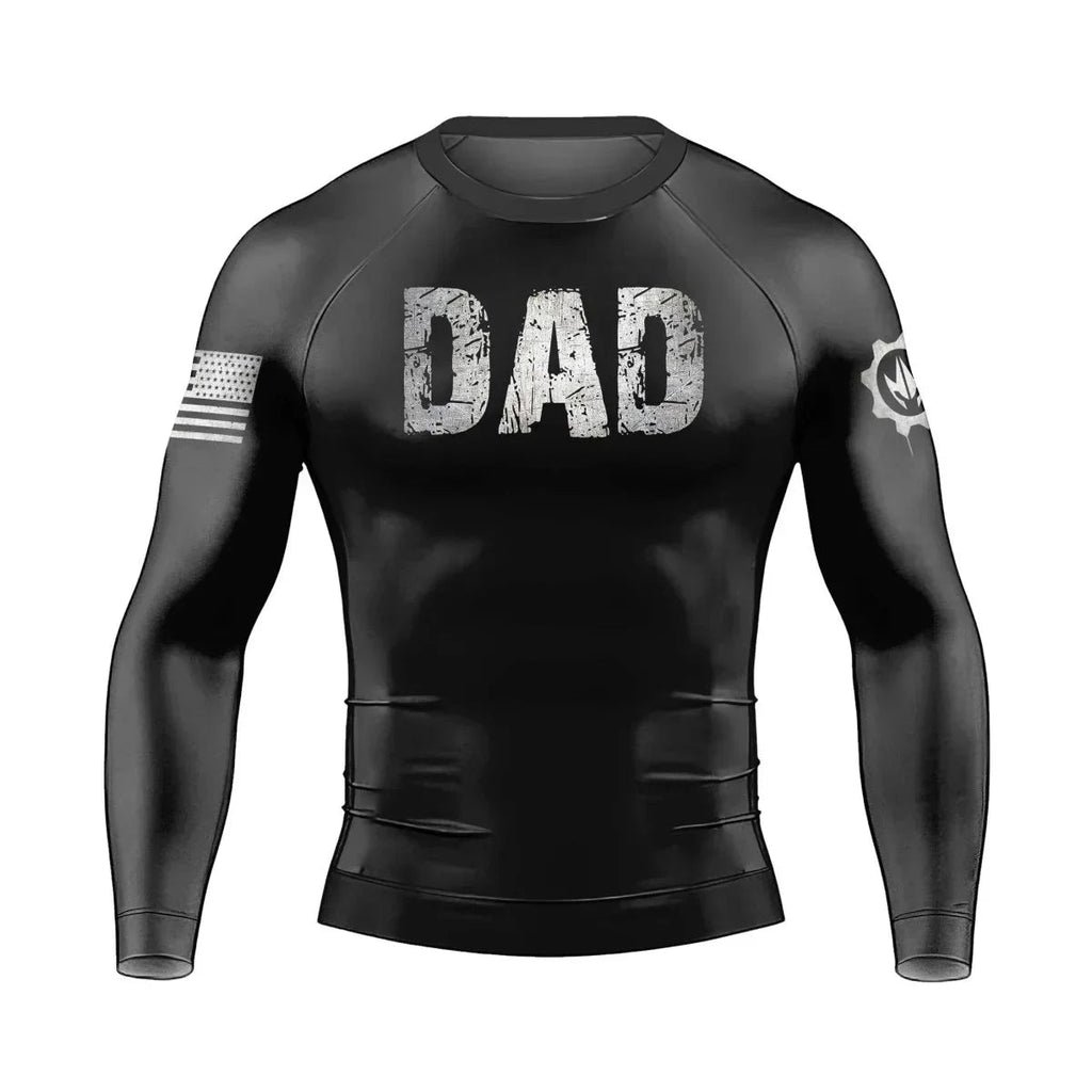 Papa Squatch Master Men's Long Sleeve Rash Guard