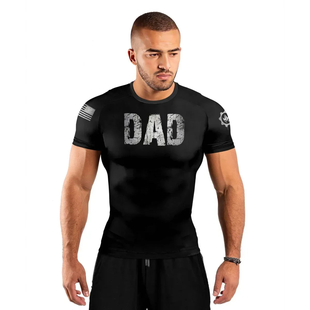 Papa Squatch Master Men's Short Sleeve Rash Guard