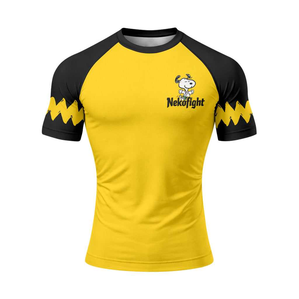 Peanuts Grappling Club Rash Guard