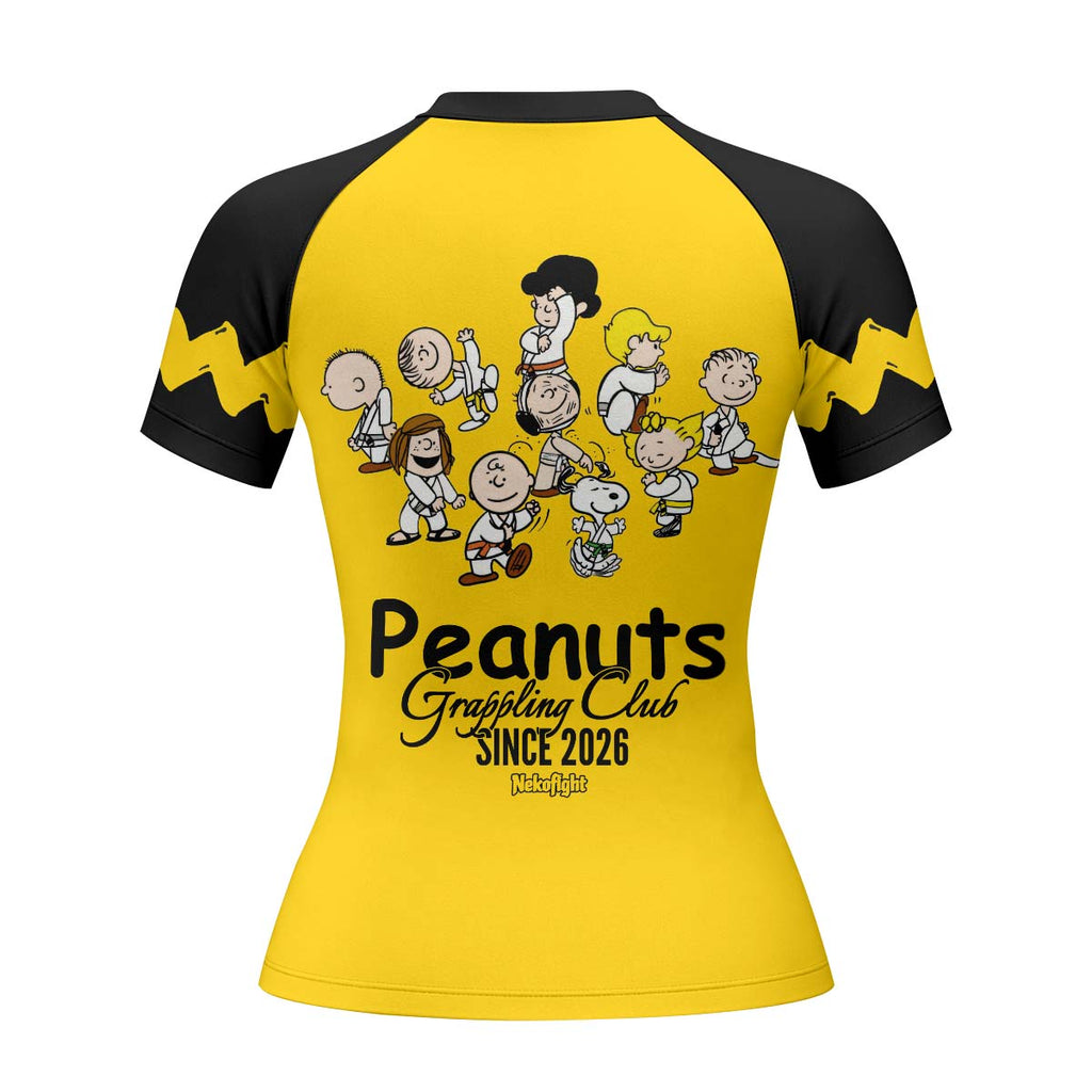 Peanuts Grappling Club Rash Guard