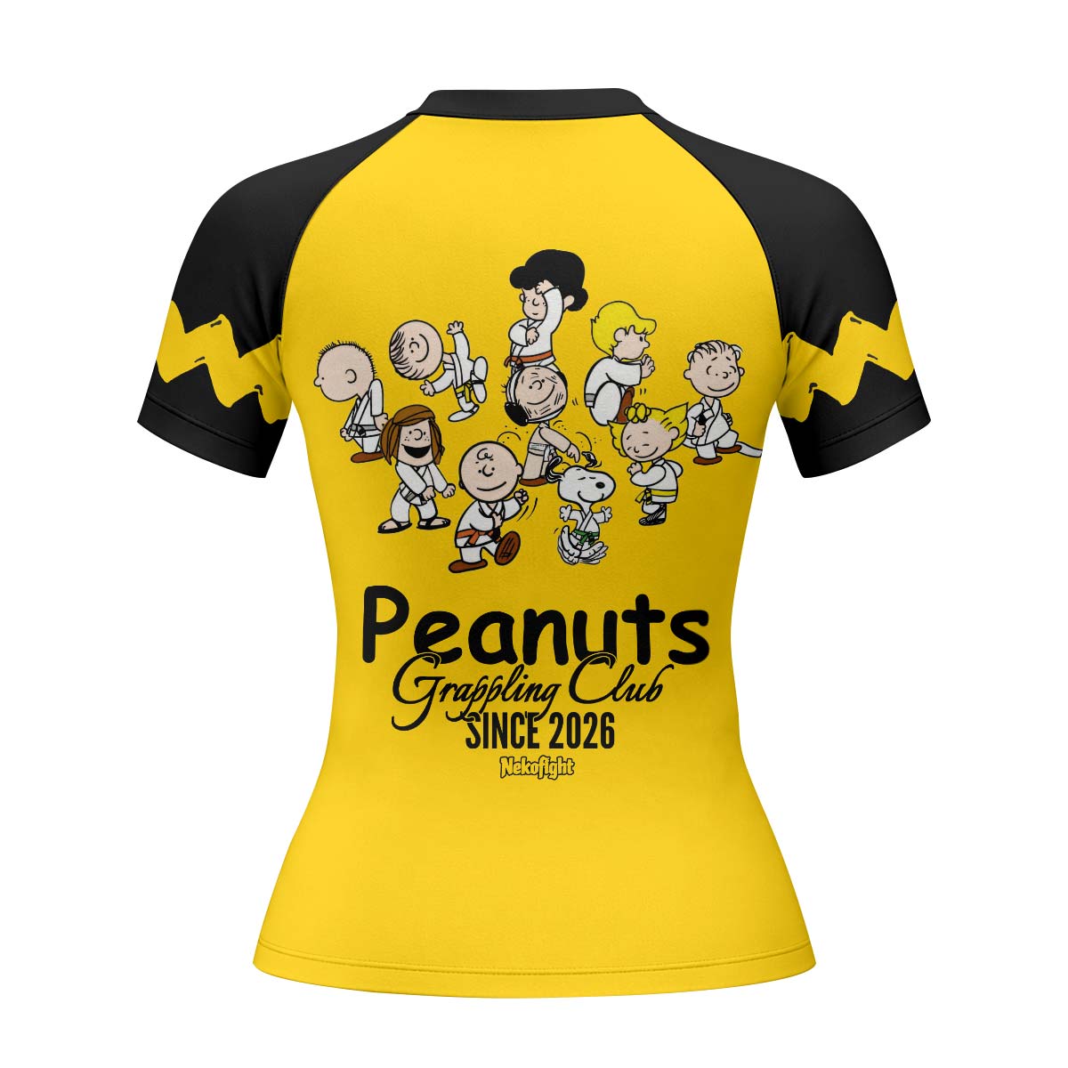 Peanuts Grappling Club Rash Guard