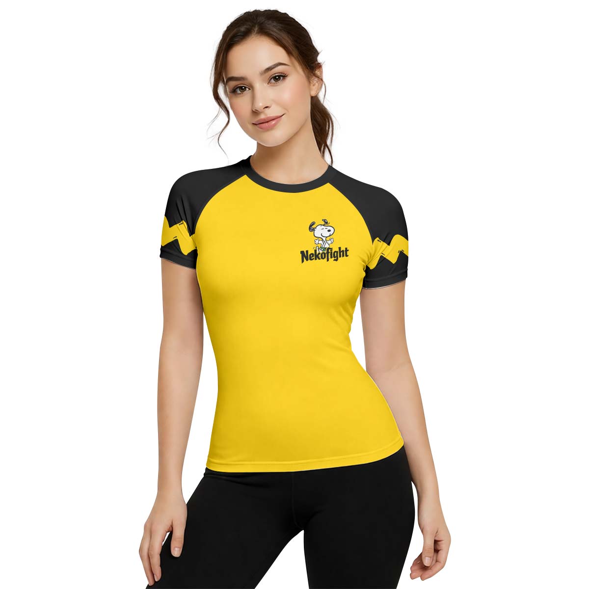 Peanuts Grappling Club Rash Guard