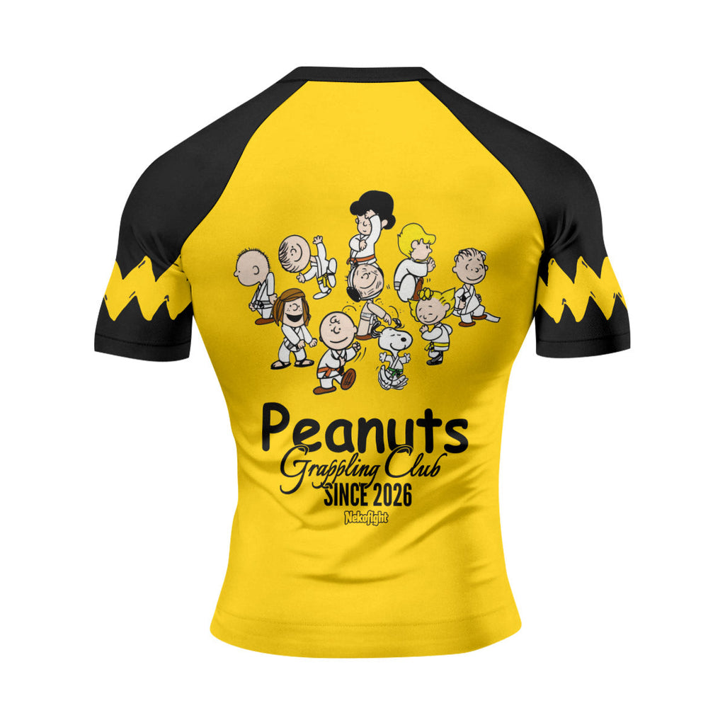 Peanuts Grappling Club Rash Guard