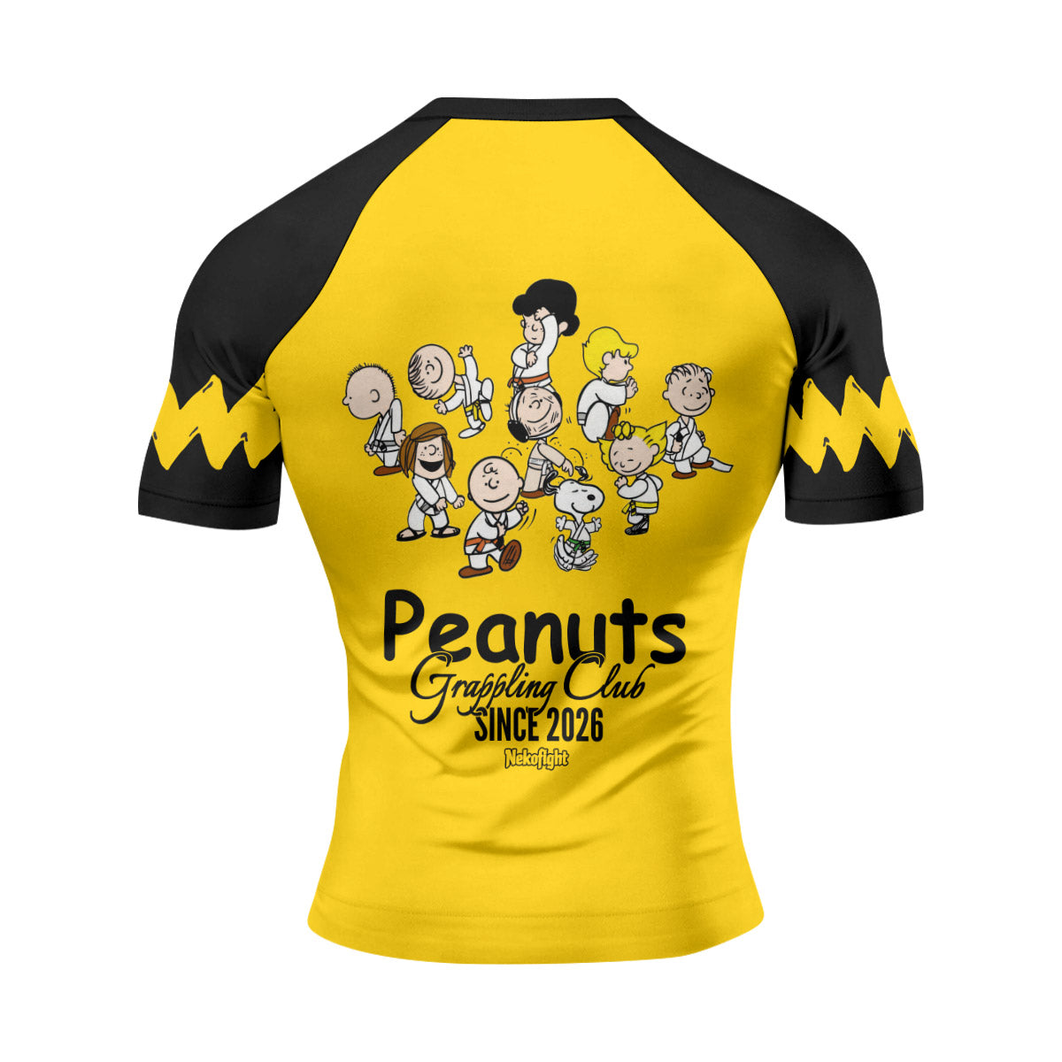 Peanuts Grappling Club Rash Guard
