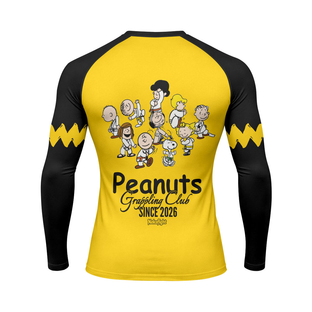 Peanuts Grappling Club Rash Guard