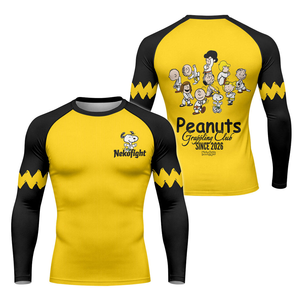 Peanuts Grappling Club Rash Guard