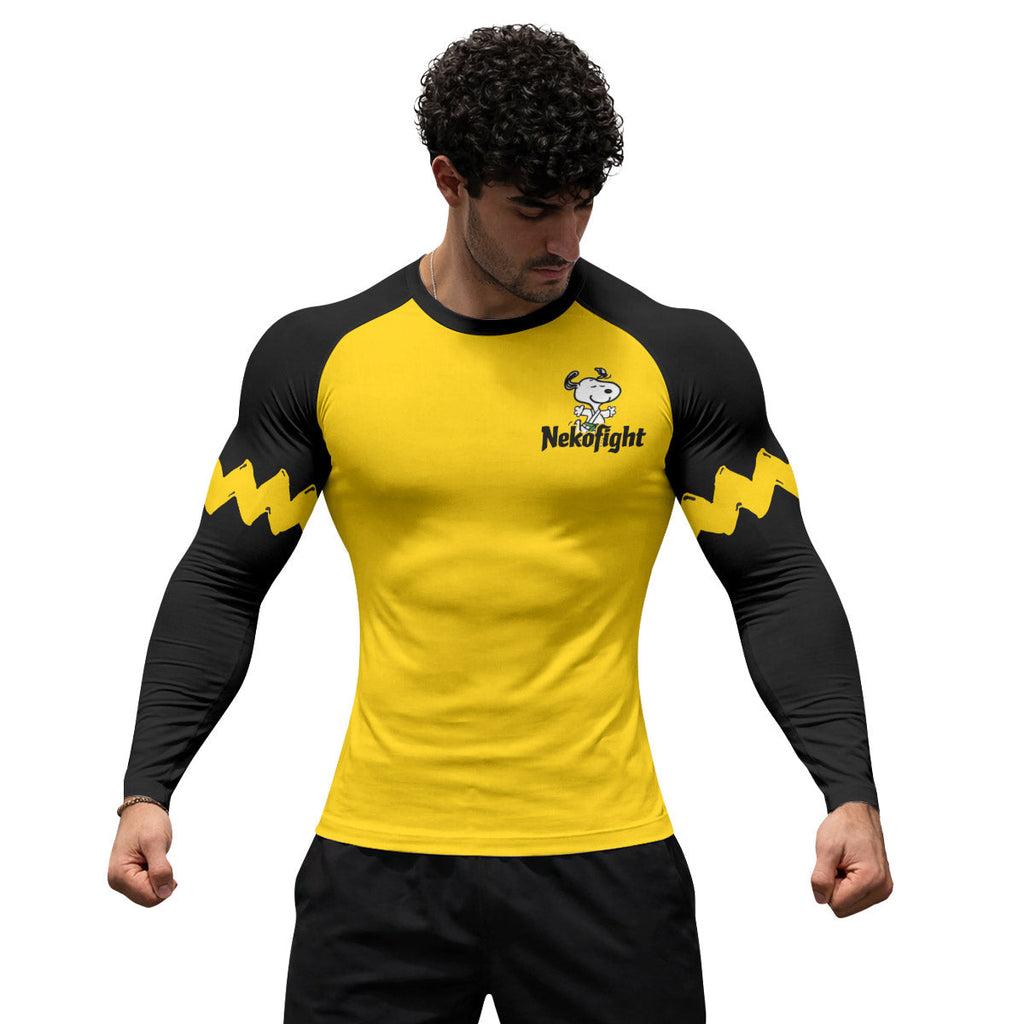 Peanuts Grappling Club Rash Guard