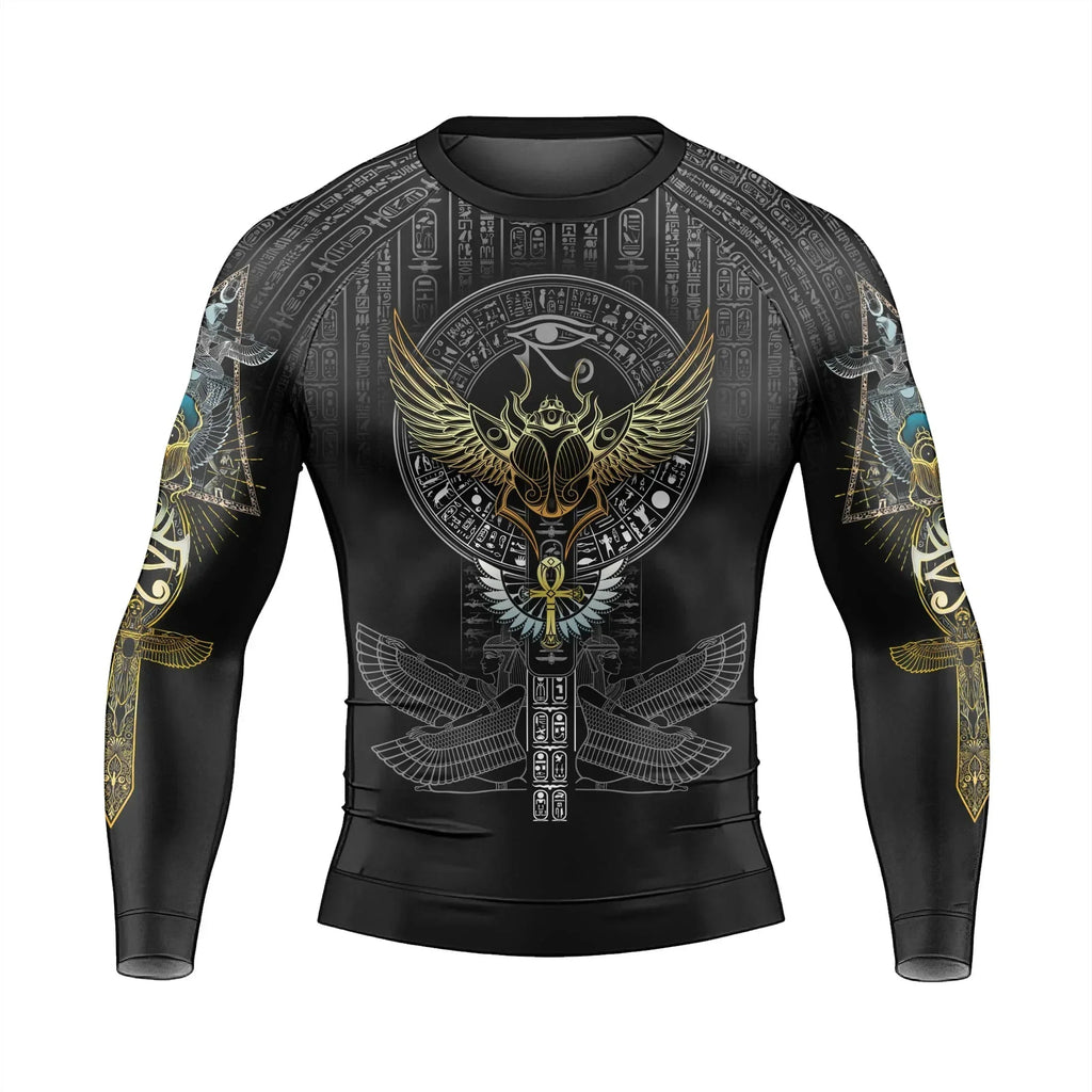 Pharaoh Sigil Men's Long Sleeve Rash Guard