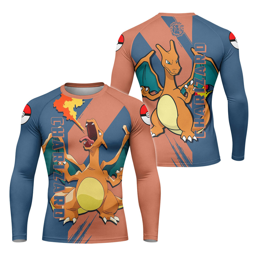Pokemon Charizard Rash Guard