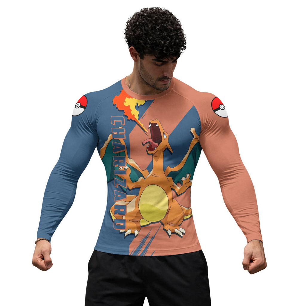 Pokemon Charizard Rash Guard