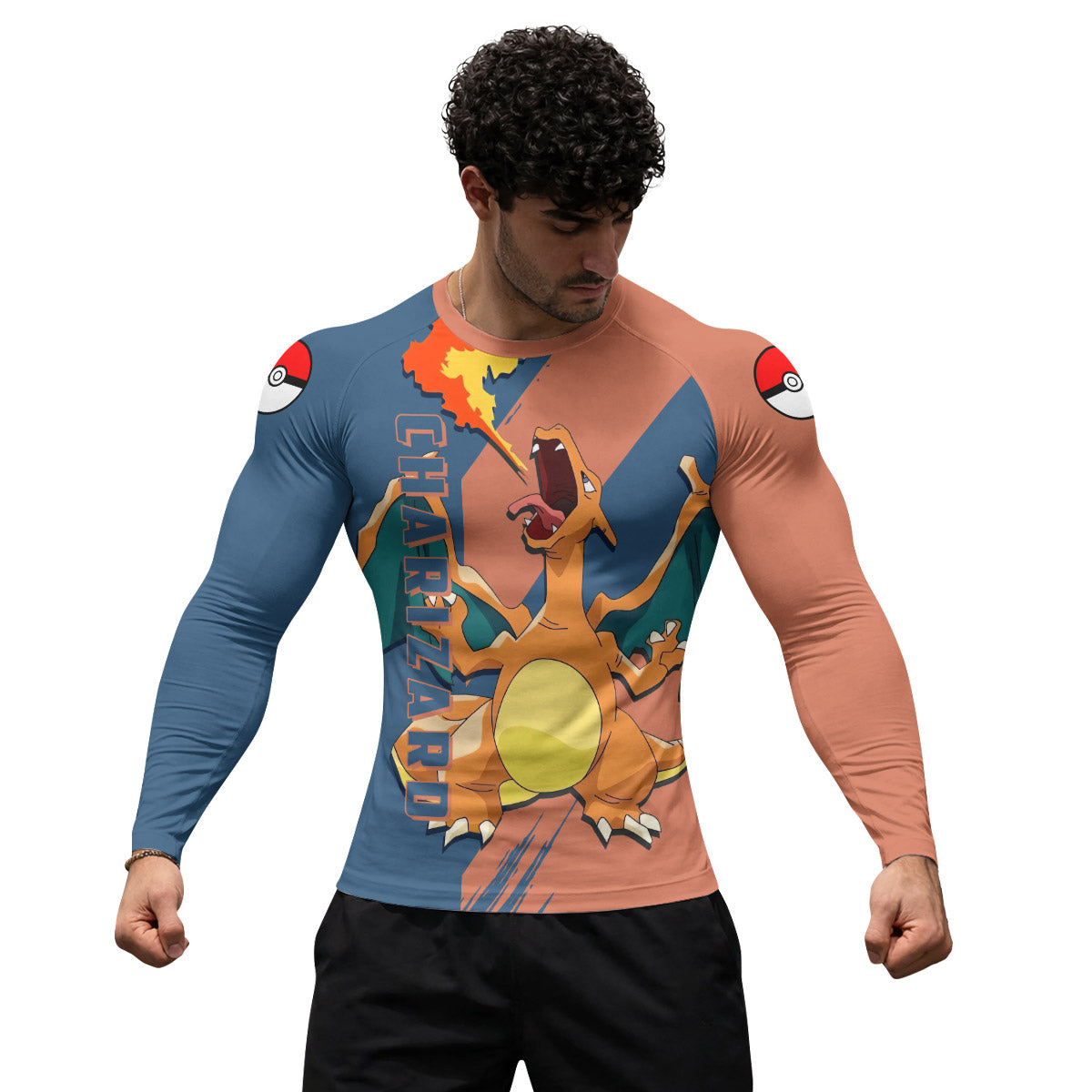 Pokemon Charizard Rash Guard