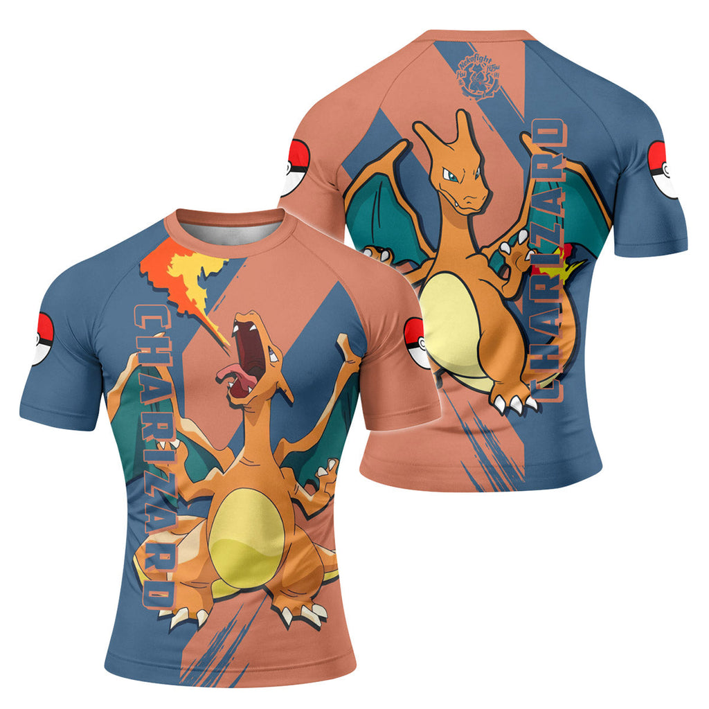 Pokemon Charizard Rash Guard
