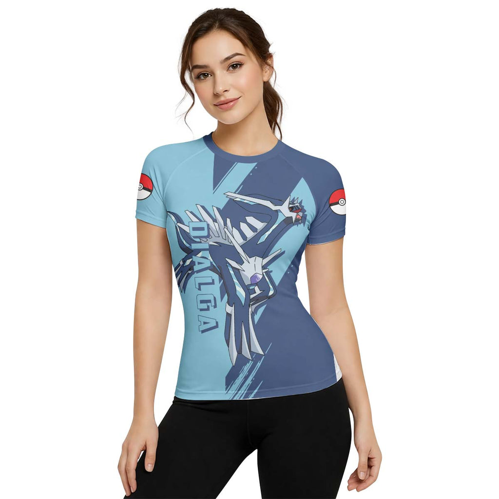 Pokemon Dialga Rash Guard