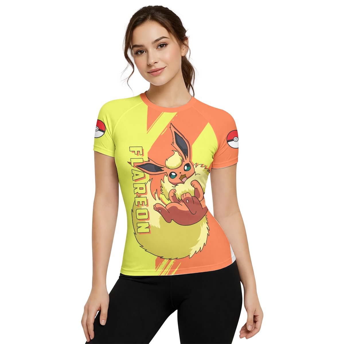 Pokemon Flareon Rash Guard