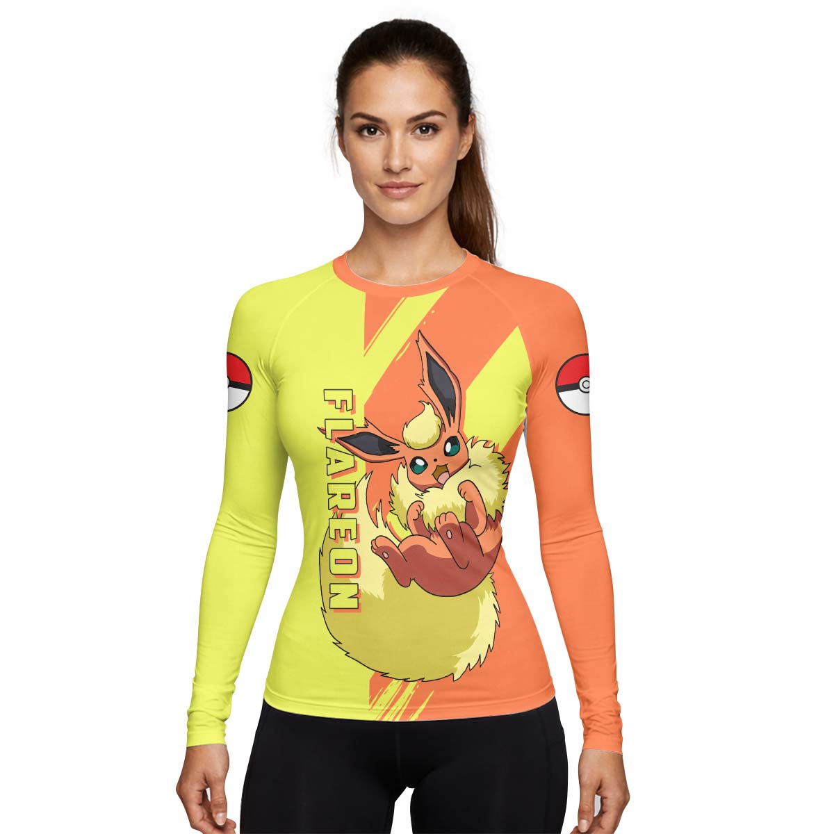 Pokemon Flareon Rash Guard