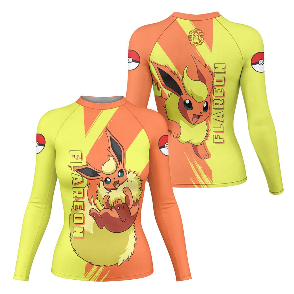 Pokemon Flareon Rash Guard