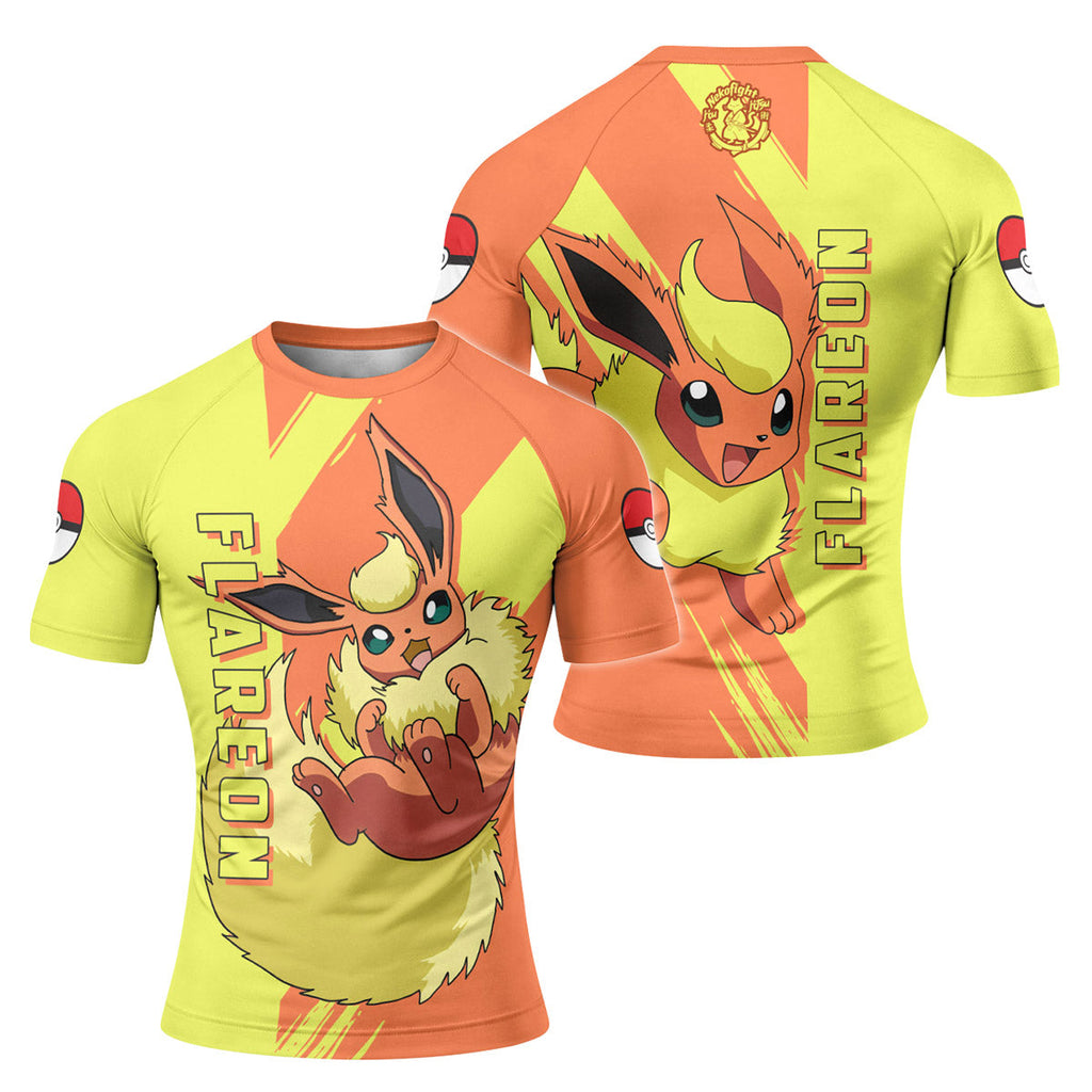 Pokemon Flareon Rash Guard