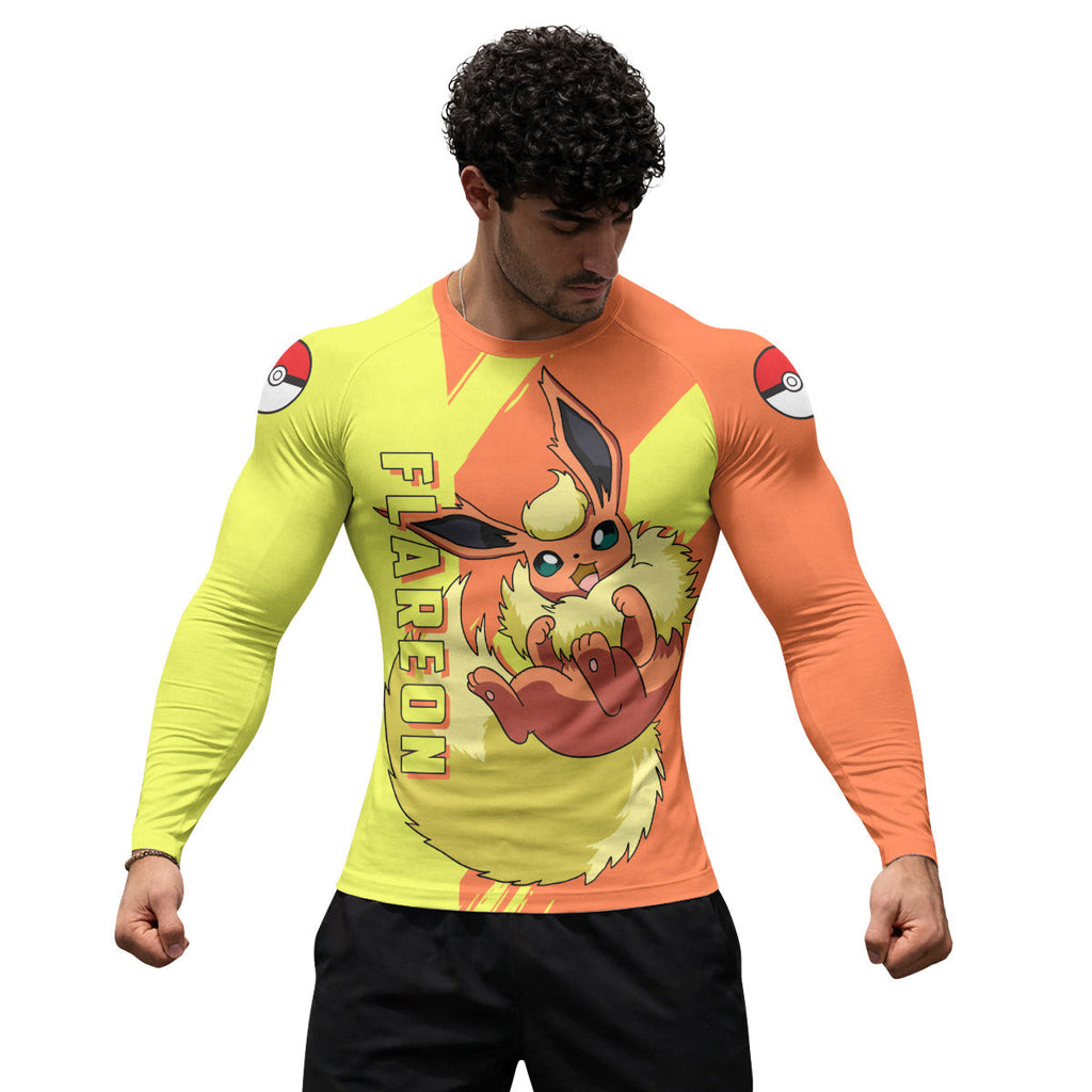 Pokemon Flareon Rash Guard