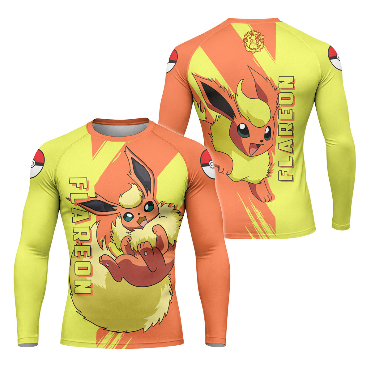 Pokemon Flareon Rash Guard