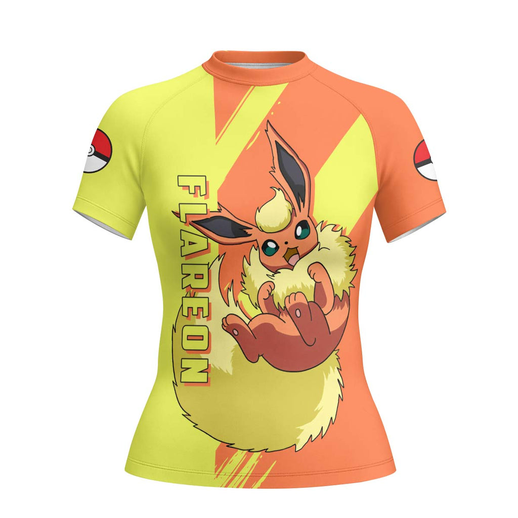 Pokemon Flareon Rash Guard
