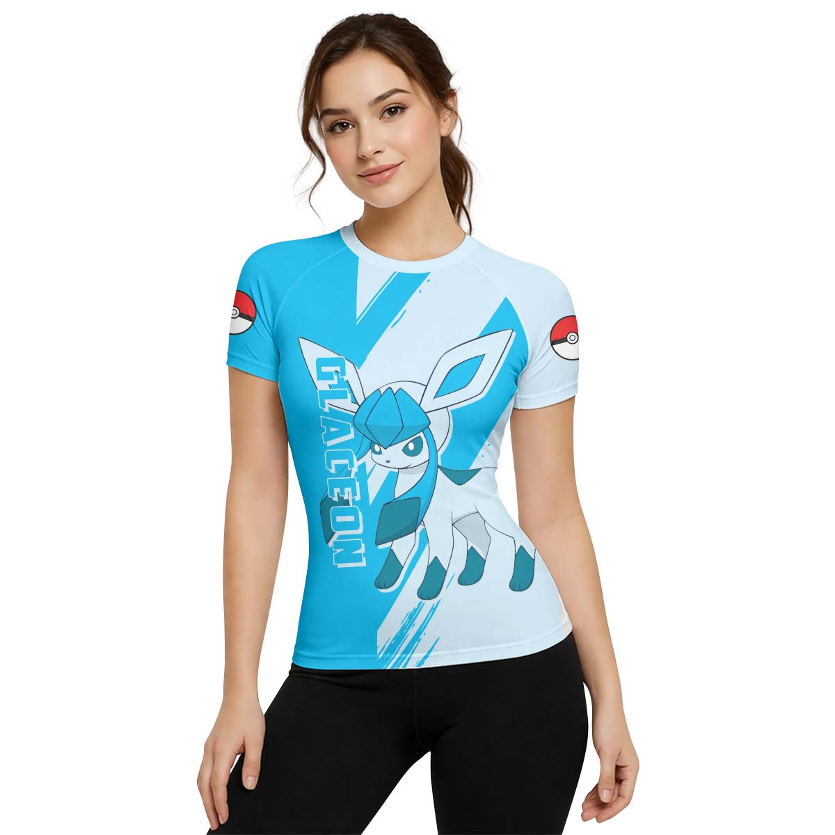Pokemon Glaceon Rash Guard