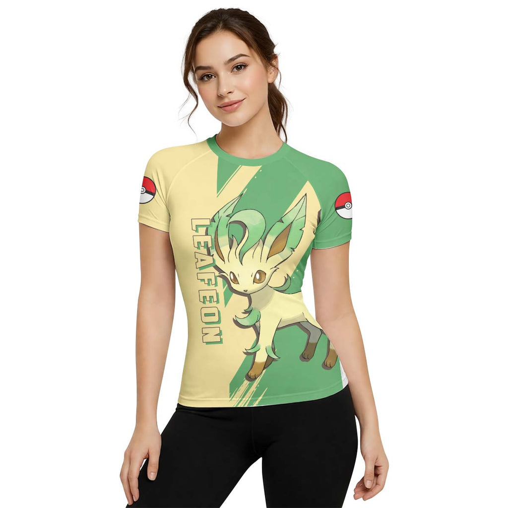 Pokemon Leafeon Rash Guard