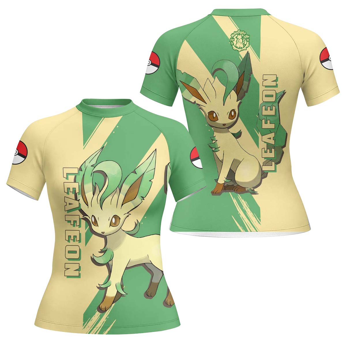 Pokemon Leafeon Rash Guard