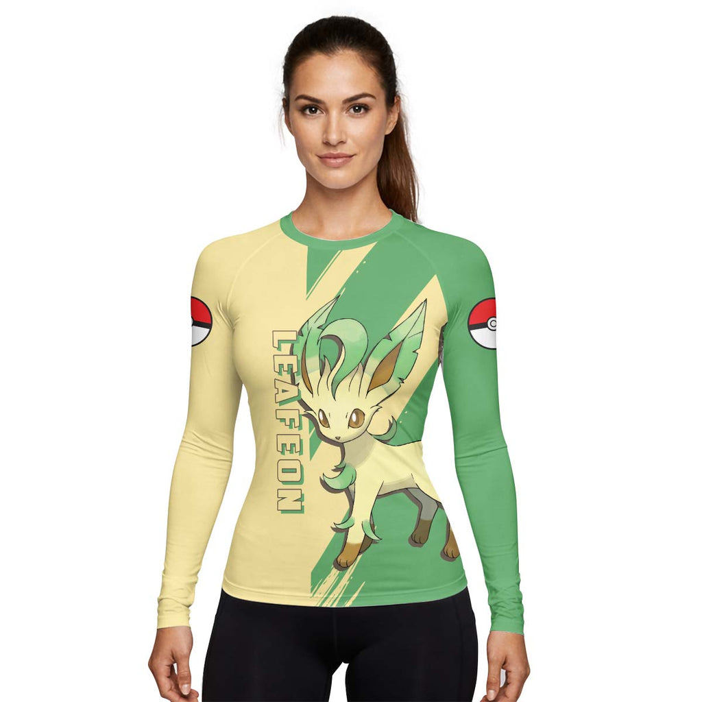 Pokemon Leafeon Rash Guard