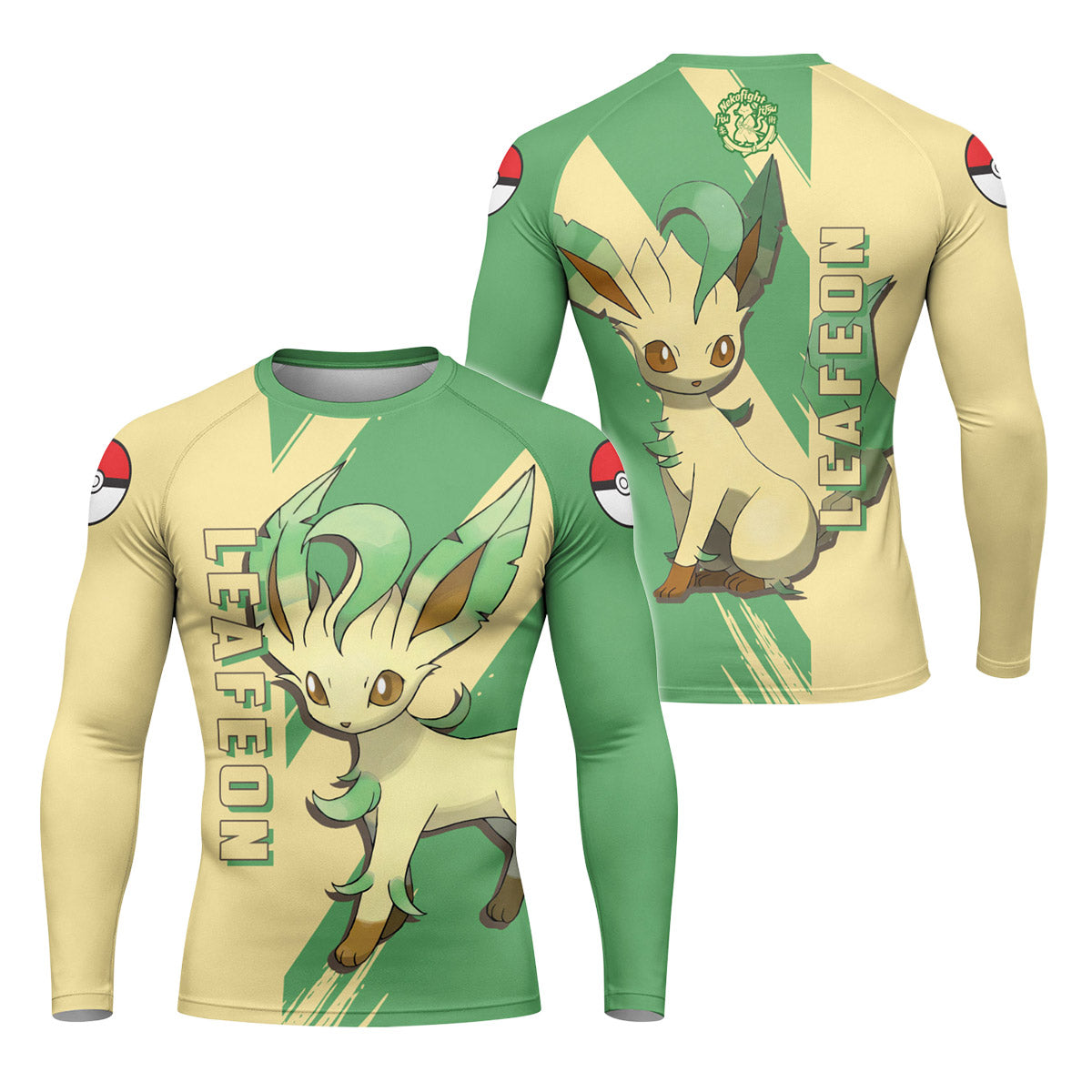 Pokemon Leafeon Rash Guard