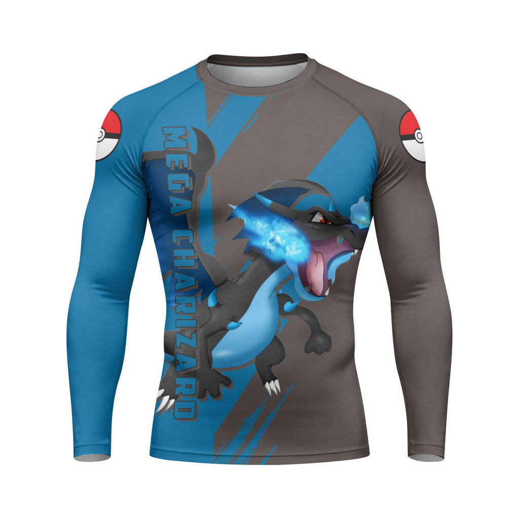 Pokemon Mega Charizard X Rash Guard