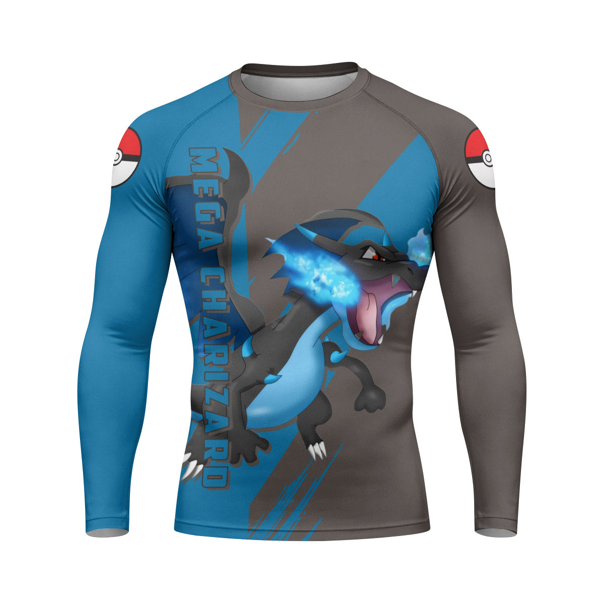 Pokemon Mega Charizard X Rash Guard