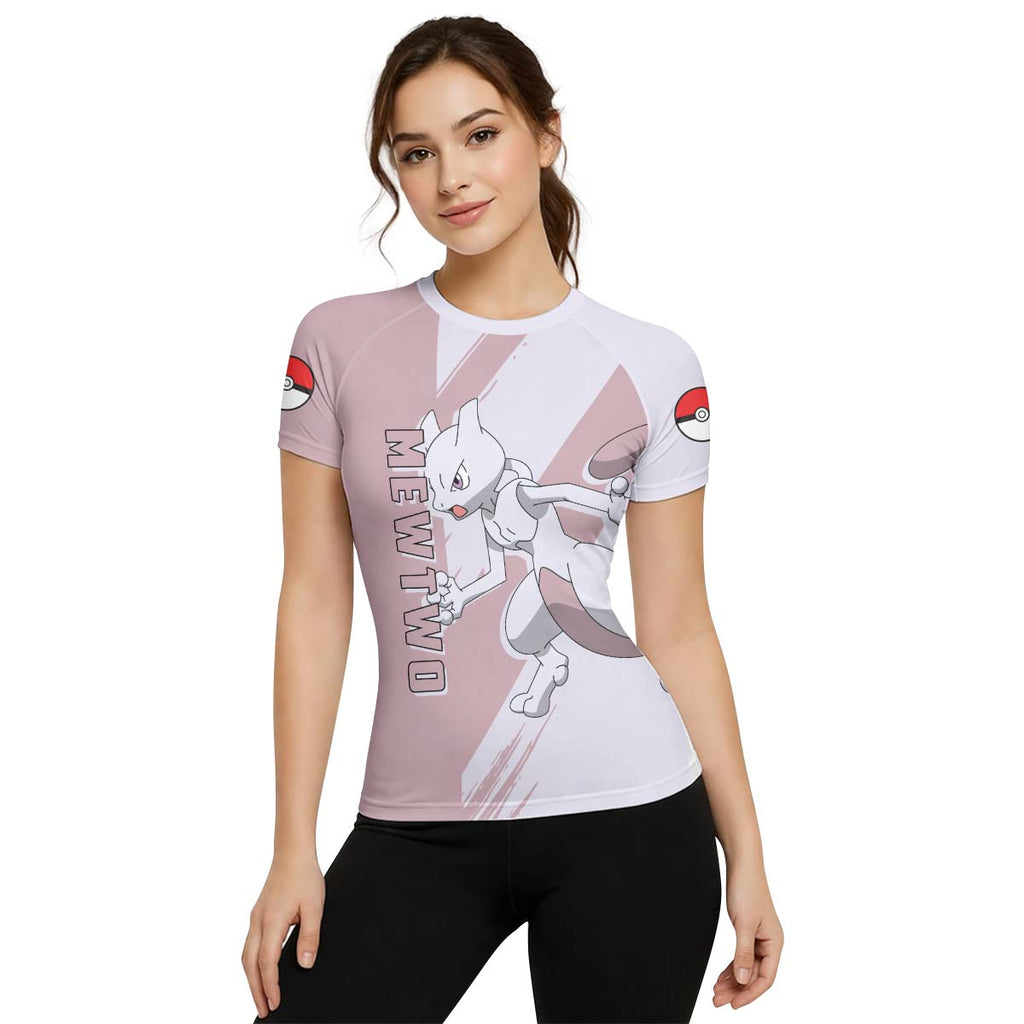 Pokemon Mewtwo Rash Guard