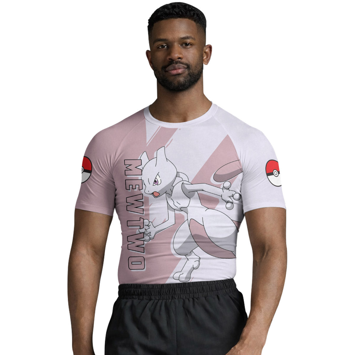 Pokemon Mewtwo Rash Guard