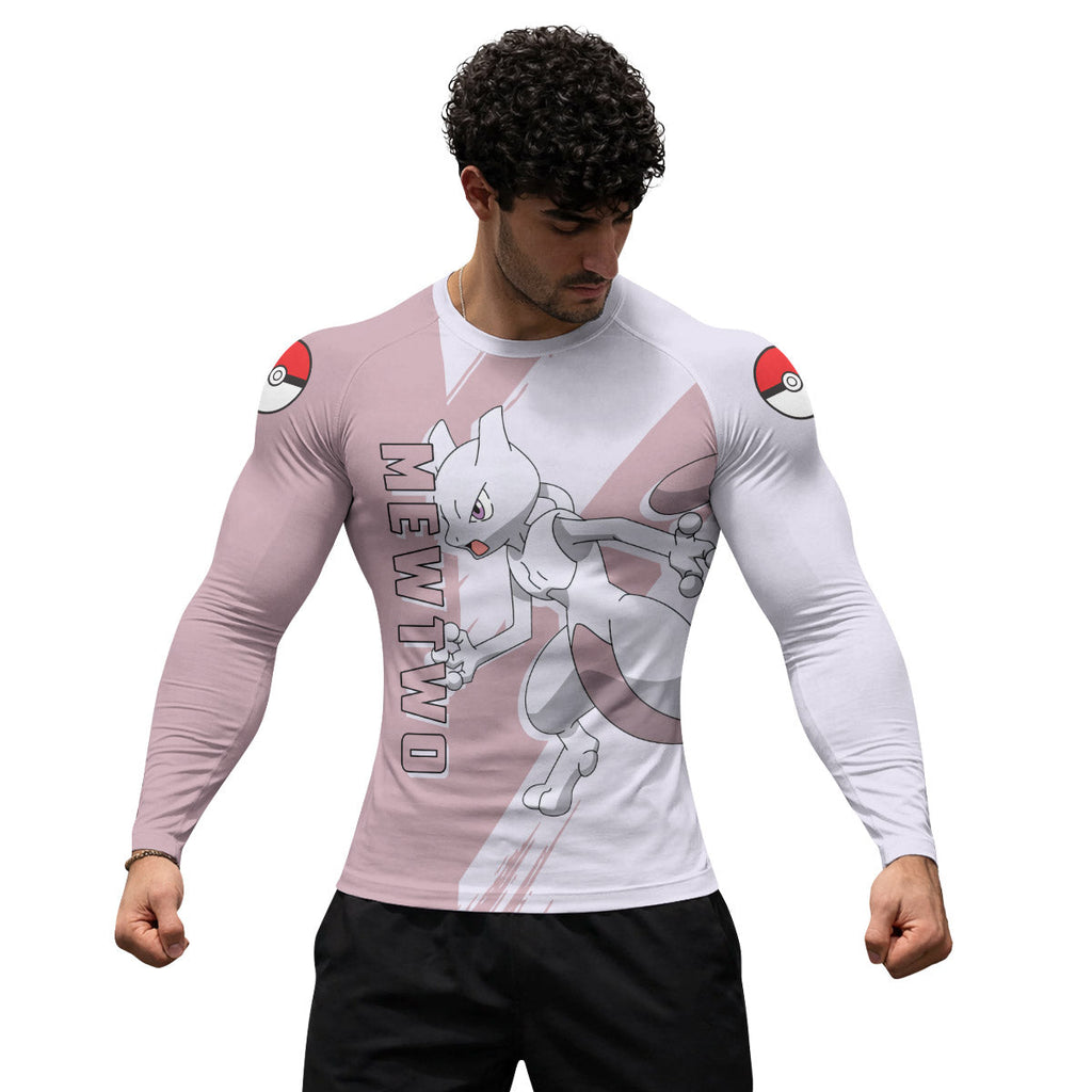 Pokemon Mewtwo Rash Guard