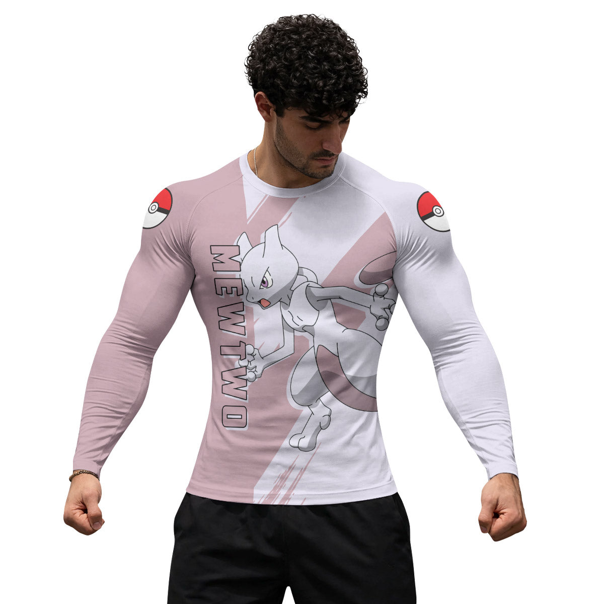 Pokemon Mewtwo Rash Guard