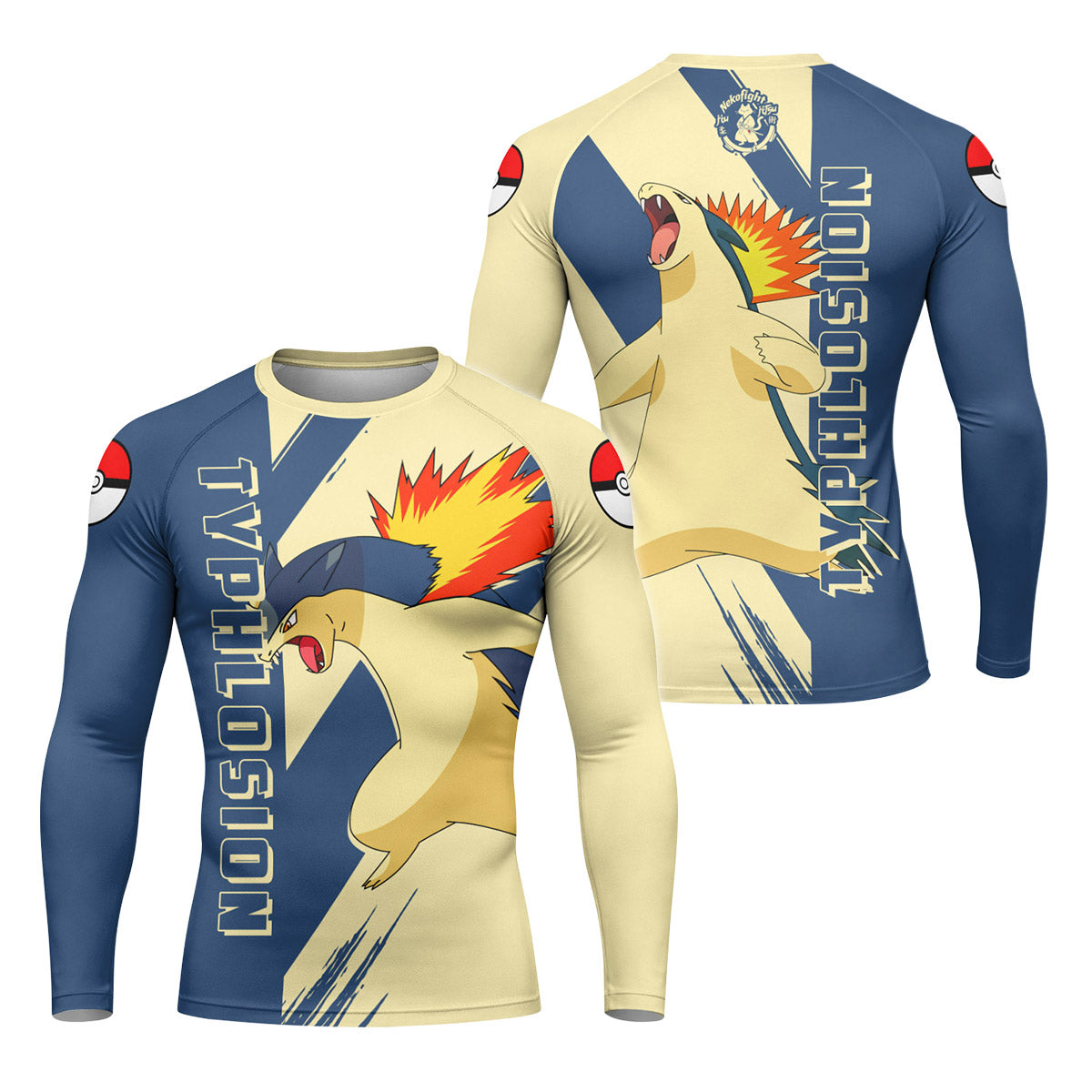Pokemon Typhlosion Rash Guard
