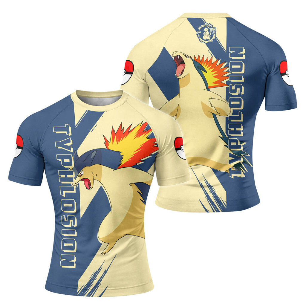 Pokemon Typhlosion Rash Guard