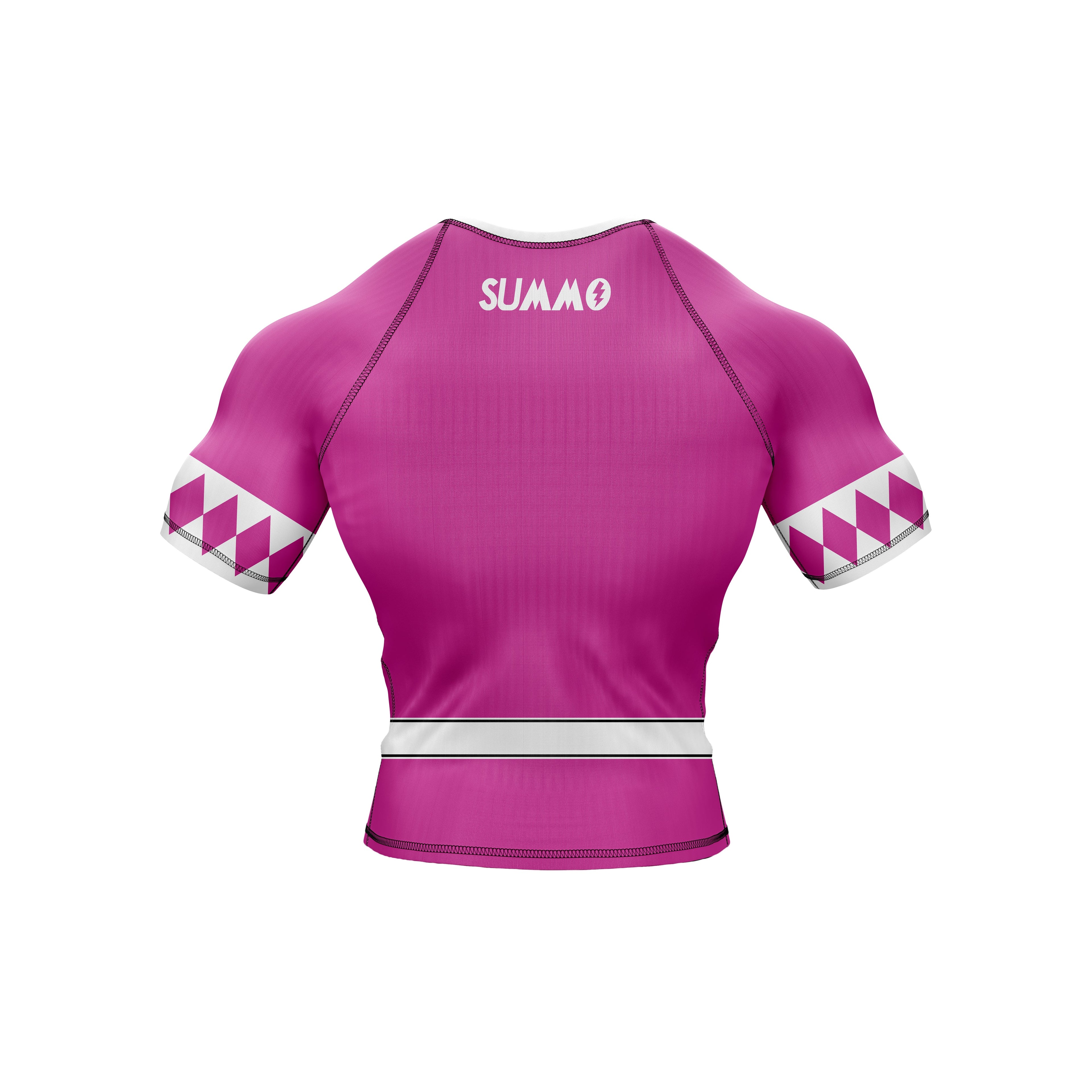 Mighty Morphin Grappler – Pink Premium Rash Guard For Men/Women